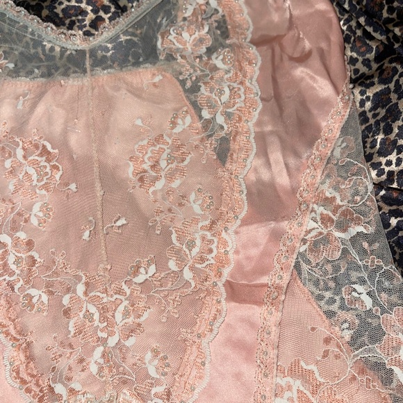 Vintage Beaded Lingerie Slip Top - Picture 7 of 16